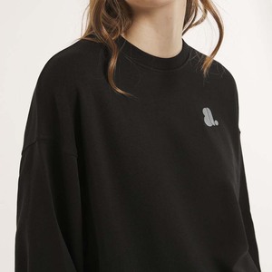 Sudadera de cuello redondo personalizada para mujer, nueva colección, de algodón liso Material de seda, bordado frontal para uso diario de invierno, minorista - Product Image 5