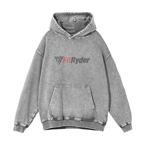 Drop Shoulder Printed Hoodie | Sudadera con capucha bordada para hombre con logotipo personalizado | Acid Wash Vintage Hoodie Wholesale" - Product Image 6