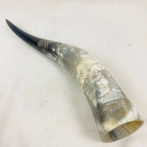 Cuerno Vikingo Pequeño para Beber, 8 Pulgadas, Hecho a Mano, Impermeable, Cuerno de Toro Europeo para Beber, Venta al por Mayor en India, Artesanías Naturales - Product Image 1