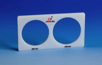 Ensemble complet de boules de boccia de haute qualité en cuir synthétique, kit d'arbitre incluant 6 boules rouges, 6 bleues, 1 blanche, une pagaie et un ruban à mesurer