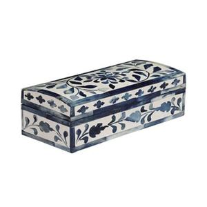 LAMETIERARTZ Caja de Almacenamiento y Oficina con Incrustaciones de Resina de Hueso de Nuevo Color, para Joyería, Material de Terciopelo, Diseño Único, Modelo LMA887 - Product Image 1