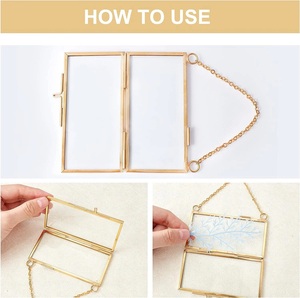 กรอบรูปทองเหลืองและแก้วสีทองทำเสร็จแล้วเพื่อให้ภาพสว่างขึ้นทำให้ภาพถ่ายกลายเป็นศิลปะฝาผนัง - Product Image 6