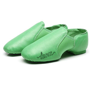 Custom Made Womens Modern Jazz Long Dancing Boots Soft Sole Breathable Dance <b>Shoes</b> with Genuine Leather Lining - Product Image 3