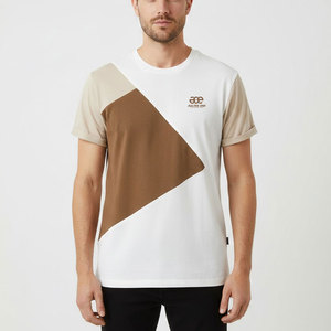 T-shirt confortable pour homme 100% coton tricoté léger, vêtement décontracté pour les tenues quotidiennes, style streetwear, usage quotidien - Product Image 1