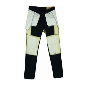 Jeans de moto personnalisés de haute qualité pantalons pour adultes vêtements de sport respirants fabriqués en denim de qualité grande taille rue - Product Image 6