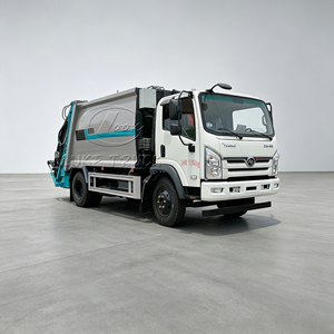 New Tri-Ring Chuangke Compressed Garbage Truck Optional Left & Right Hand Drive Euro Emission Standard Rear Loader Waste Compact - Product Image 1