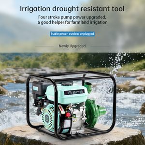 Hochwertige 3-Zoll-Motor 4kW Benzin-Wasserpumpe für Landwirtschaftliche Bewässerung Hochdruck-Benzinpumpe - Product Image 1