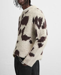 Sweat-shirt avec broderie personnalisée en molleton de coton pour hommes, design élégant, idéal pour la mode décontractée, style de rue - Product Image 3