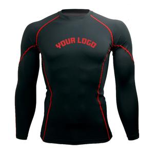 Chemise de compression à séchage rapide 3D Rash Guard pour hommes pour MMA Fitness Clothing Fashionable Wholesale Rash Guard - Product Image 2