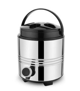 Fournisseur direct d'usine de gourde de camping incassable de 4,5 L, grand seau à glace chaud/froid, thermos à café au lait à bouton-poussoir, eau isolée - Product Image 1