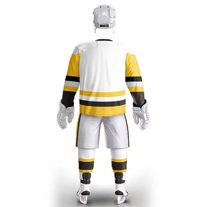 Équipe de hockey sur glace respirante pour hommes, service OEM, uniforme fabriqué en usine, ensembles à bas prix - Product Image 3