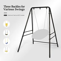 Meilleure qualité support de balançoire support de chaise suspendu robuste un cadre ensembles de balançoires en métal pour support de hamac d'arrière-cour