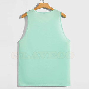 Camiseta sin Mangas para Hombre de Primera Calidad, Ajuste Holgado, Transpirable, Tejida, Informal, para Gimnasio y Fitness - Product Image 2