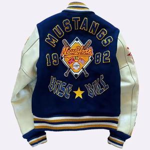 OEM vente en gros de haute qualité patch brodé hommes collège manches personnalisé Streetwear Baseball Letterman Varsity veste - Product Image 3
