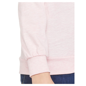 Nueva sudadera extragrande de manga larga para mujer a la moda, diseño liso con patrón de letras impresas, tela tejida para invierno - Product Image 4