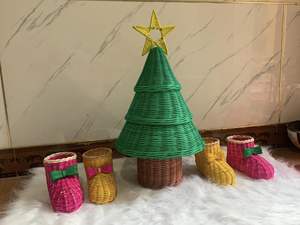 กระดิ่งแขวนทำมือหวายธรรมชาติสำหรับตกแต่งบ้านปรับแต่งได้ - Product Image 4