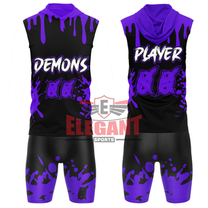 Haute Qualité Américain 7v7 Football Drapeau Uniforme Personnalisable 100% Polyester Respirant Sublimation Imprimé Compression Tissu - Product Image 3