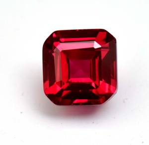 Granate Rojo Natural de 3 mm, Corte Asscher Cuadrado Octogonal, Piedra Preciosa Suelta de la Mejor Calidad para la Fabricación de Joyas - Product Image 4
