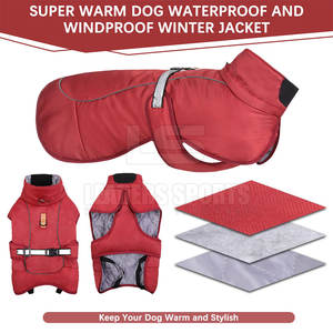 Chaqueta impermeable para cara de perro, ropa de invierno para mascotas, gruesa con cremallera, bajo precio - Product Image 5