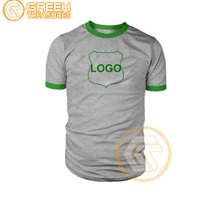 Vente en gros Alpha | Kapa T-shirt pour femme Vêtements de sororité Jersey de coton T-shirt respirant de haute qualité Alpha Vêtements grecs pour femme - Product Image 2