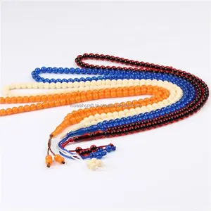 Belles perles de résine époxy de 10mm transparentes Paar Tasbih pour la fabrication de bijoux religieux vente de stock bon marché 99 chapelets islamiques - Product Image 2