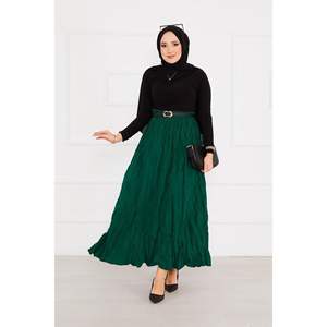 Kras Emerald <b>Long</b> Hijab <b>Skirt</b> Made from Durable Fabric - Product Image 4