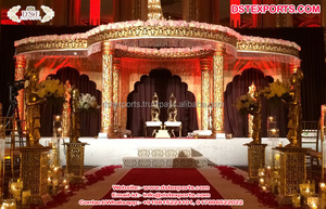 Conjunto de Mandap de boda con tema marroquí moderno, Mandap de estilo indio, Mandap árabe, gran conjunto de boda, Mandap personalizado, exportador, venta en Reino Unido - Product Image 6