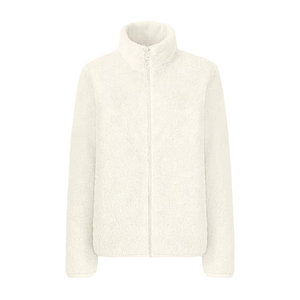 Gilet en peluche à carreaux en laine 2025 personnalisé pour femmes avec col montant et bouton décoration décontracté automne et hiver nouveau manteau - Product Image 3