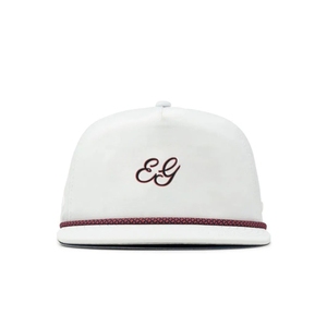 Top Selling 2026 <b>Waterproof</b> Golf <b>Hat</b> 5 Panel Performance Golf Cap Custom Rubber Patch Embroidery Logo Snapback InjaeVina Vietnam - Product Image 1