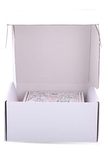 Boîtes à cupcakes en carton blanc, pâtisserie, tasse à muffins, boîte à gâteaux, emballage à Dessert avec fenêtre, vente en gros, 12 paquets - Product Image 5