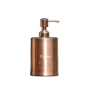 Dispensador de jabón de metal de cobre de calidad de lujo Último diseño con aspecto Premium para el hogar y el baño del hotel Lavado a mano y uso de loción - Product Image 1