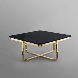 Mesa de té con tapa de mármol, mesa de centro de lujo ligera, sala de estar moderna para mesa de centro, cafetería, apartamento, el mejor diseño de venta - Product Image 2