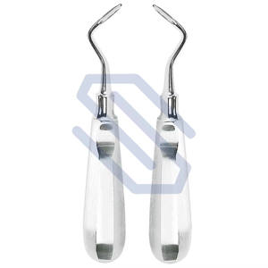 Elevador de raíces Dental Schmeckebier-Apexo, instrumento de laboratorio de acero inoxidable CE, punto cóncavo izquierdo y derecho, extracción de lujo, dentista - Product Image 1