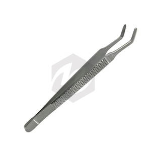 Pinzas Dentales Personalizadas con Mango Impreso, Acabado Mate, Pinzas Quirúrgicas Curvas con Punta Serrada para Uso Médico y Dental - Product Image 2