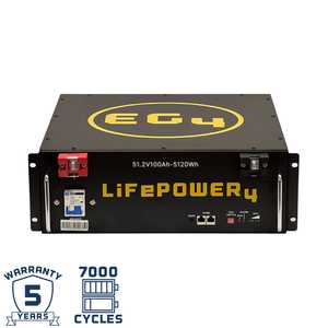 ชุดระบบอินเวอร์เตอร์ไฮบริด EG4 18KPV - [20.48 กิโลวัตต์ชั่วโมง - 61.44 กิโลวัตต์ชั่วโมง] แบตเตอรี่ลิเธียม EG4 Powerwall - Product Image 2