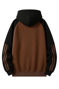 Sudadera Ligera de Felpa con Mezcla de Algodón de 400 g/m², Media Cremallera, Logotipo Personalizado Bordado, Sudadera con Capucha, Corte Holgado y Relajado, con Bolsillo - Product Image 6