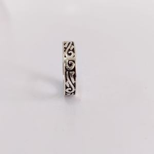 Eautiful-Anillos xidizados de 925 Spara el hogar, anillos redondos de ndia en material de goma - Product Image 2