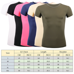 T-shirt mince et doux pour hommes Musculation Gym Top Slim Fitness Sports T-shirt court serré avec commande en gros - Product Image 2