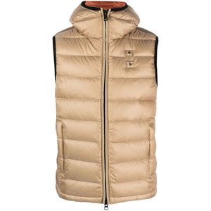 Gilet matelassé en duvet pour femme avec capuche, fermeture éclair, sans manches, chaud, vestes pour hommes - Product Image 3