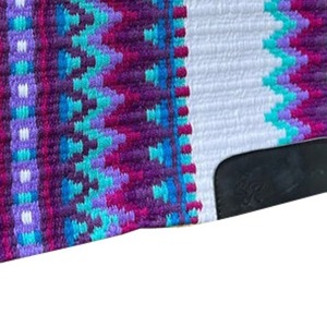 Tapis de selle ASHMIRA EQUESTRIAN en laine de Nouvelle-Zélande de style occidental, qualité supérieure, multicolore, style anglais, effet vison, vente chaude - Product Image 3
