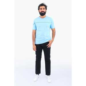 Camiseta estampada ajustada de alta calidad para hombre 220-240 gramos peso de tela estilo Hip Hop 240 300 gramos seda de pantalla comprimida - Product Image 3