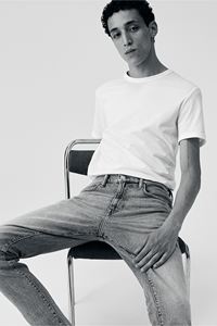 กางเกงยีนส์ผ้าเดนิมผ้าฝ้าย100% คุณภาพสูง5กระเป๋าของผู้ชายกางเกงยีนส์รัดรูปผ้ายืดสวมใส่สบาย - Product Image 5