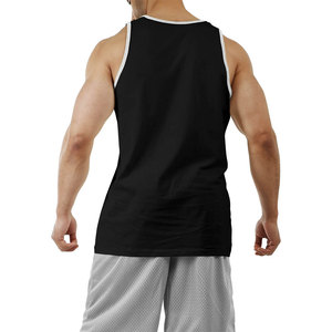 Débardeurs sans manches à motif imprimé personnalisé 100% coton pour hommes - Product Image 5