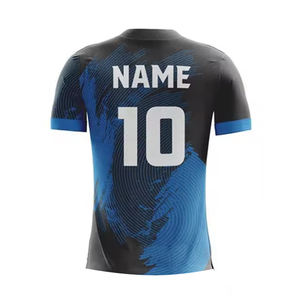 Camiseta de Fútbol Personalizada con Logotipo Sublimado, 100% Poliéster, Talla Adulto, Secado Rápido, para Hombre - Product Image 3