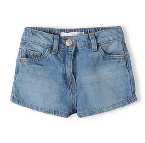 Shorts Vaqueros de Estilo Recto Vintage para Hombre/Mujer, Lavados, con Decoración de Botones, Cintura Flexible para Primavera/Verano, Alta Demanda - Product Image 1