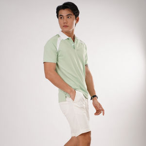 Polos de qualité supérieure pour hommes vêtements durables uniformes d'équipe en tissu extensible polo tricoté vêtements de mode pour hommes fabriqués au Vietnam - Product Image 1