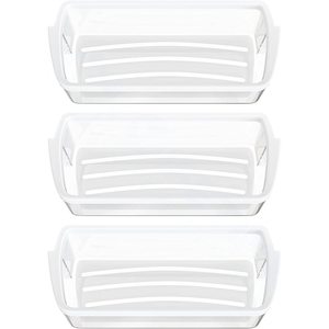 3 X ถังเก็บของพลาสติกทนทานเป็นพิเศษสำหรับตู้เย็นวีร์ลพูล-WPW10321304 - Product Image 1