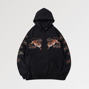 Sweat à capuche surdimensionné pour hommes avec broderie hiver sans ficelles requises sweats à capuche et sweat-shirts de haute qualité - Product Image 2