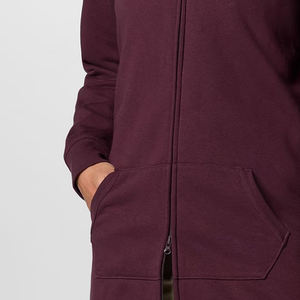Sweat à capuche long pour femme pour l'hiver, matière de haute qualité pour les acheteurs en gros avec logo personnalisé et capuche réglable / Prix avantageux 2026 - Product Image 3