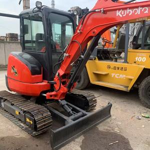 Mini-excavatrice Kubota U27-4 de 2,7 tonnes, à braquage zéro, diesel, compacte, avec hydraulique auxiliaire - Product Image 1